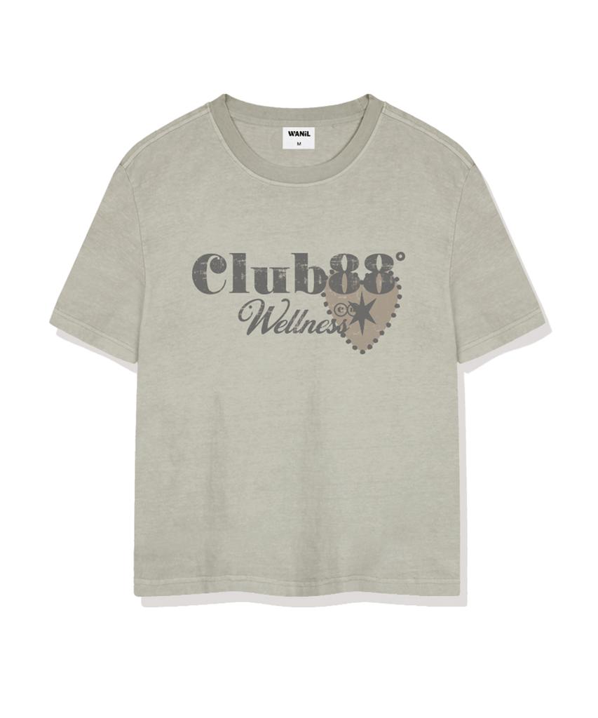 Футболка с коротким рукавом Wenil Club 88, пигментное окрашивание, 5 цветов [Wasf_1002]