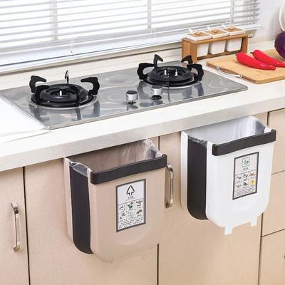 Складной мусорный бак для кухни и автомобиля, настенный мусорный бак, подвесной мусорный бак на двери кухонного шкафа