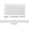 2 шт. Отделка тесьмой гимп Плетеная кружевная отделка Лента Декоративный материал для одежды Вышивка для DIY рукоделия 13 ярдов x 1/2"(12мм)