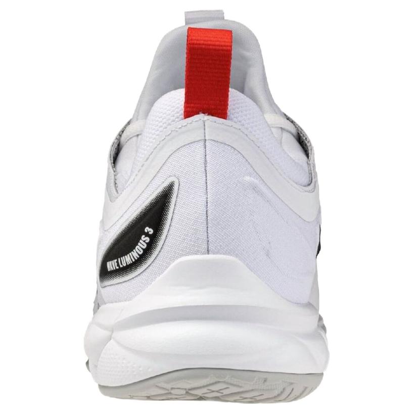Mizuno Кроссовки унисекс Wave Luminous 3 Белые Черные Красные Черно-Красные V1GA242059