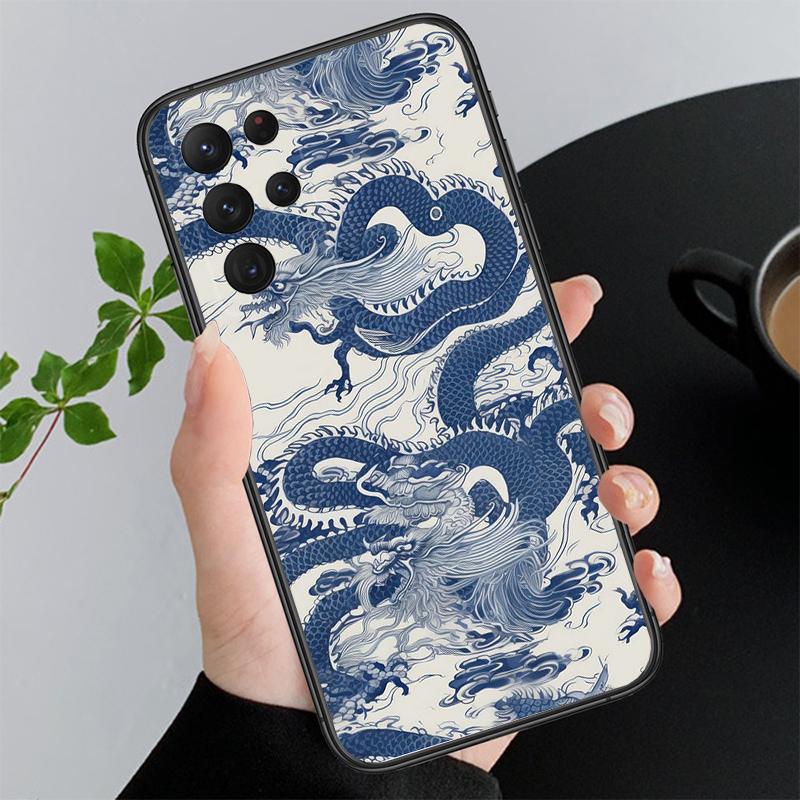 Китайский Дракон Искусство Чехол для Телефона Для Samsung A55 A16 A56 A36 A23 A35 A15 A53 A54 A33 A34 A25 A05S A52 A52S A14 A13 A71