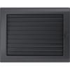 Vent Cover 22x30 Graphite with Blinds