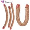 Dildo Double Long Realistic Dildos Cock Vaginal Anal Plug Adult Products Penis For Women Sex Toys