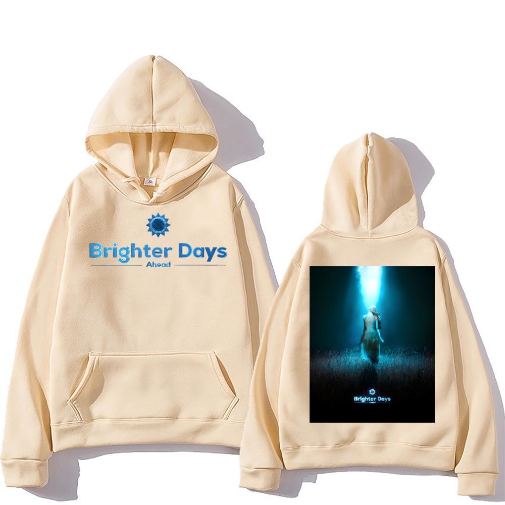 Brighter Days Ahead Графический принт Толстовка ArianaGrande Мода Новая эстетическая толстовка Y2K Идеальные подарки для фанатов Одежда Пуловер