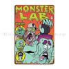 Monster Lab Fifth Episode Print Meatcanyon Metal Sign Classic Wall Cave Wall Mural Designing Bar Tin Sign Poster
