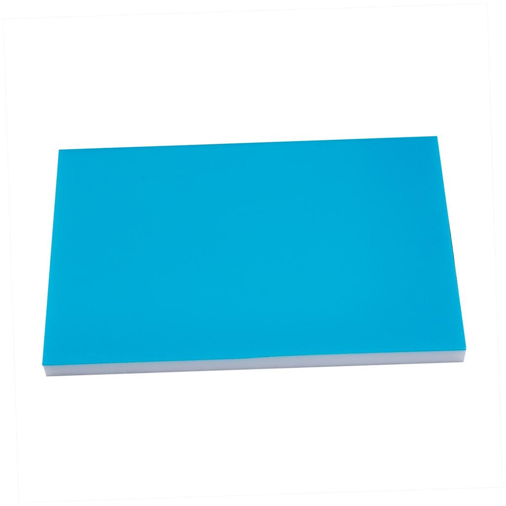 Colored Sandwich Rubber Stamp Carving Block for DIY Stamp(blue White)