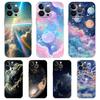 Земля Звезды Космос Роскошный Чехол Для Телефона Для iPhone 16 15 14 13 12 11 Pro Max XS X XR SE 7 8 Plus Мягкий Силикон Прозрачная Крышка