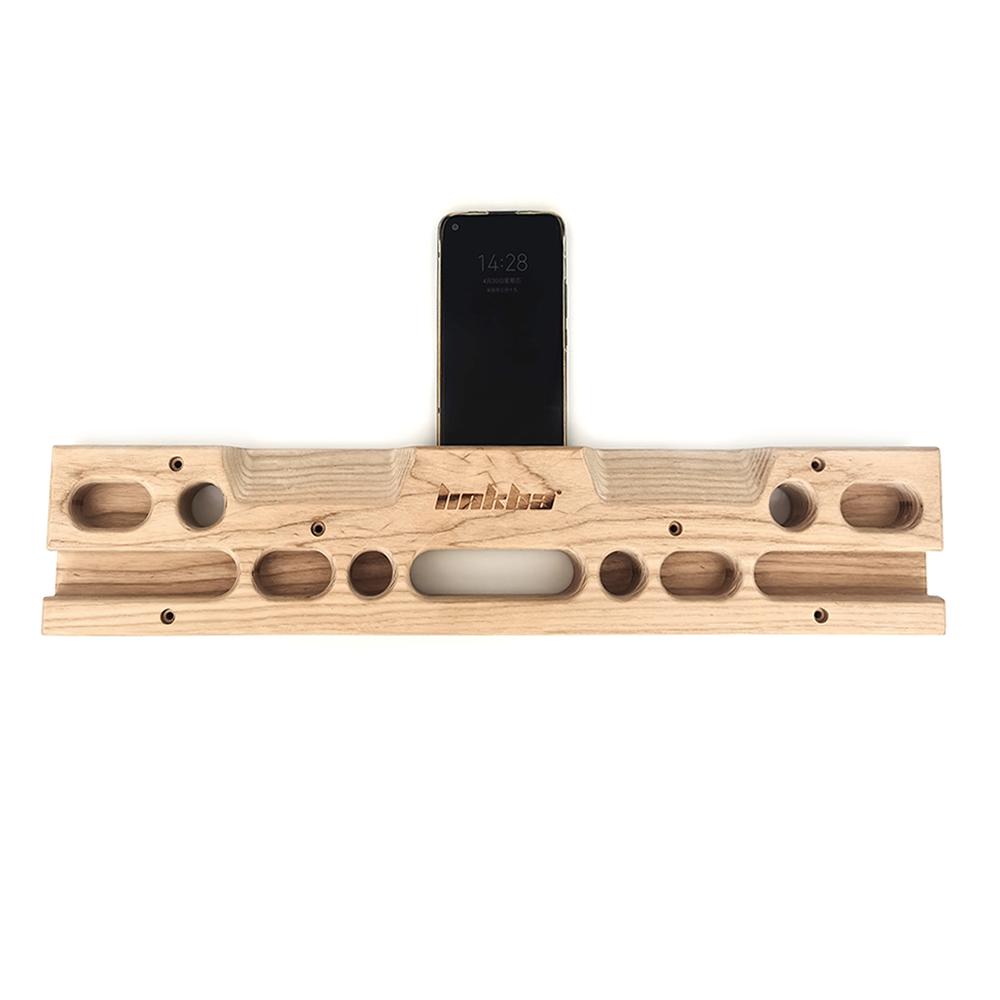 Wooden Hang Board Climbing Fingerboard Doorway Hand Strengthener Equipment for Training Finger Grip and Pull Up