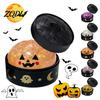 Portable Sensory Toys for Classroom Halloween Bun Squeeze Toy with Steamer, Fidget Stress Ball, Spooky Ghost Holiday Party Supplies Trick or