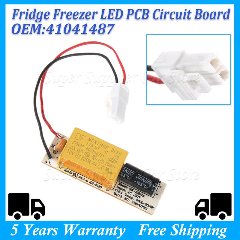 New LED light cluster assembly For Hoover & Candy Fridge Freezer PCB Circuit Board Accessories 41041487 SW-BX02A W27-39