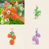 Scallions Jinnew Carrots Cartoon Vegetables Overlapping Plush Dolls Keychains