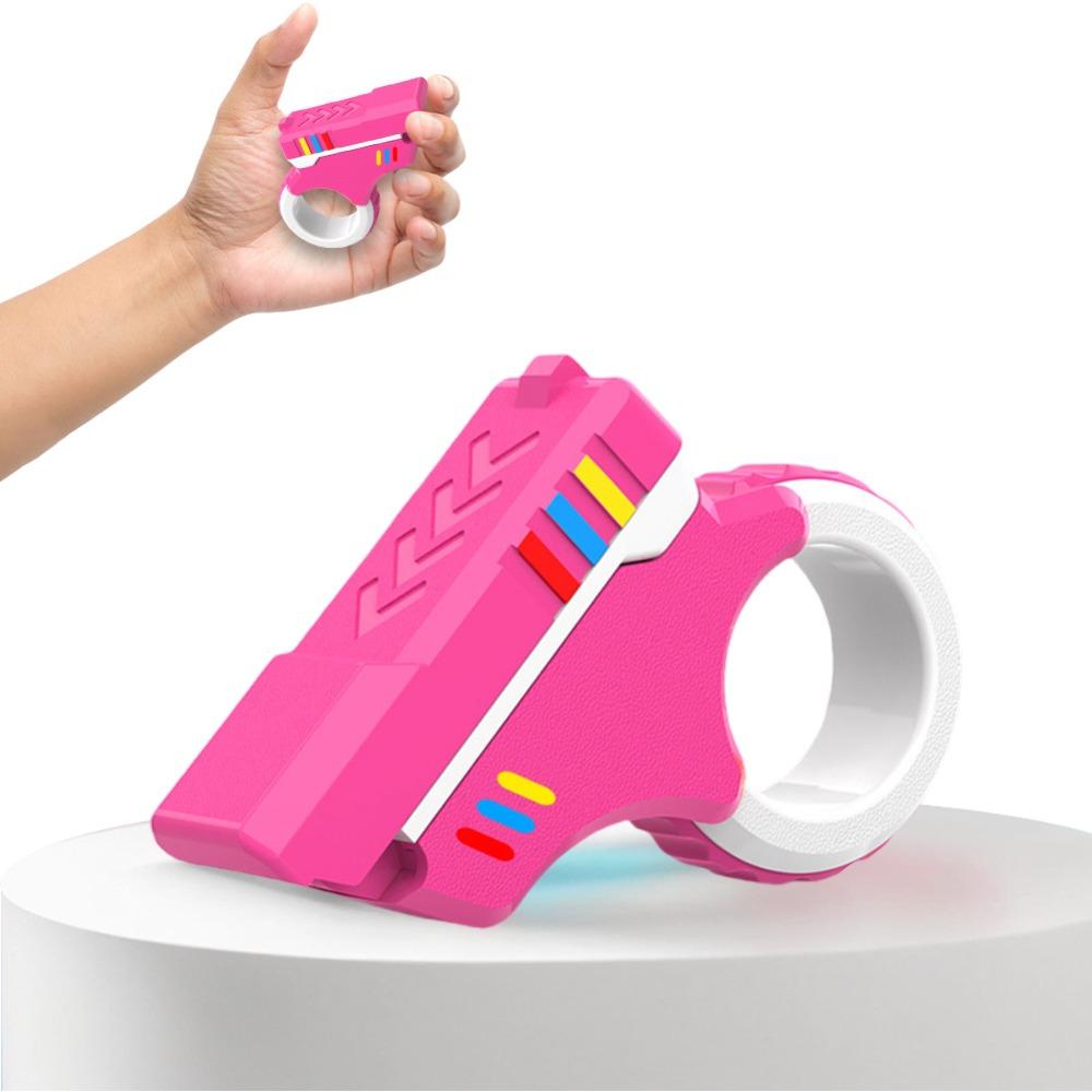 Soothing Rotary Finger Sliders 3D Printed Fidget Ring Toys Portable Spinner Toys  Adult Kids