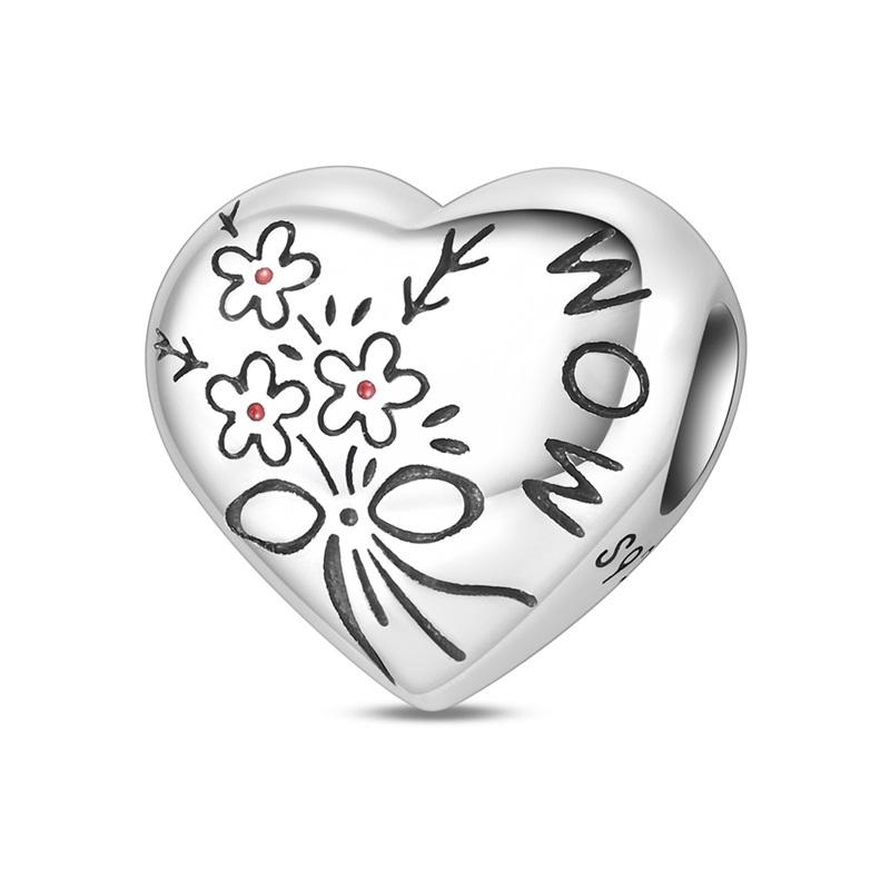 Copper Christmas Tree Charms Cat Send Flowers Bead Pendant Fit Original Charm Bracelets Women Diy Jewelry Gift