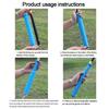 Silicone Fishing Rod Handle Wrap Non Slip Hand Pole Grips Heat Shrink Tube Fishing Rod Grip