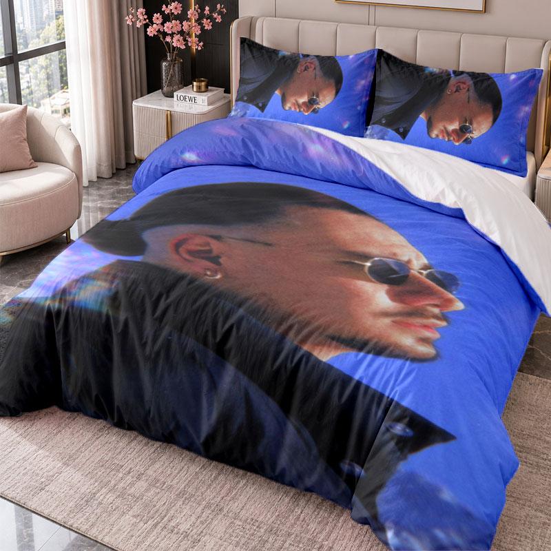 Apache 207 3Pcs Bedding Set Duvet Cover With Two Pillowcases For Bedroom Home Decoration
