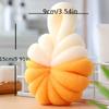 Cute Pumpkin Bath Ball Dual Color Mesh Shower Sponge Soft Body Exfoliating Loofah Scrubber for Bathroom