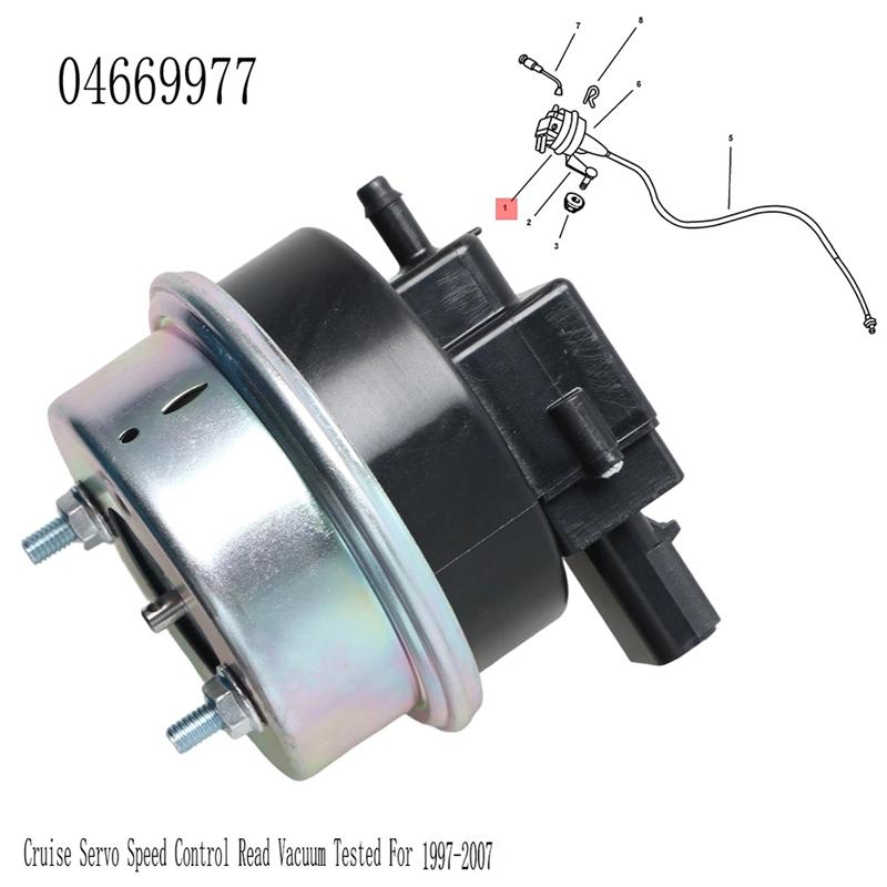 Cruise Control Read Vacuum Servo Speed Control Unit 04669977 For Grand Voyager Dodge Ram Dakota Durango 1997-2007