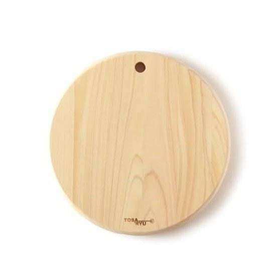 TOSARYU SHIMANTO HINOKI HC-2500 Round Cutting Board (S) Made Japan