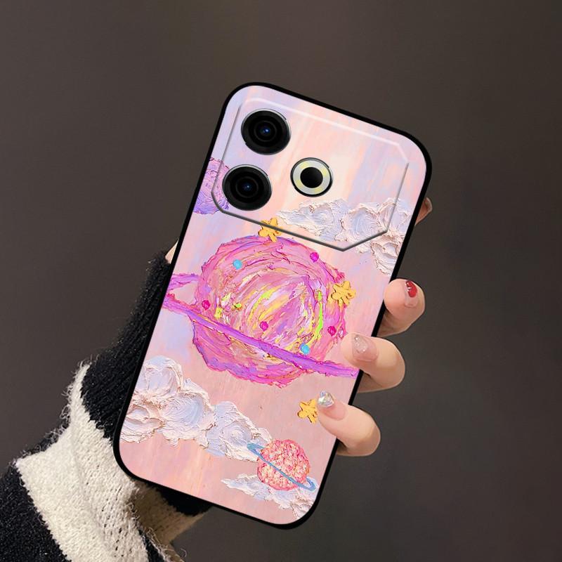 Чехол для Tecno Pova 6 Neo ТПУ Роскошный Черный Силикон Мягкие Чехлы для Телефона для Tecno Pova 6 Neo Защитный Мягкий Чехол Pova6 Neo Capa