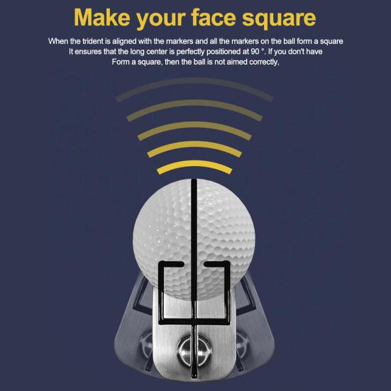 Golf Putter Alignment Aid Kit Golf Ball Marker Lightweight Portable Golf Putting Accuracy Marker Training Tool