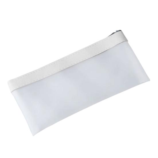 Прозрачный пенал большой емкости на молнии ПВХ водонепроницаемый прозрачный пенал для макияжа