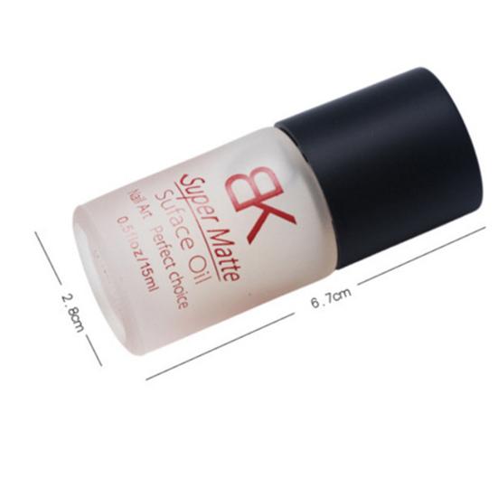 Прозрачный лак для ногтей, 15 мл, матовое стойкое суперматовое масло для поверхности