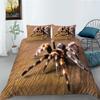 3D Spider Pattern Bedding Set Insect Printed Down Duvet Cover with Pillowcase Youth Single Double Bed Full Size Home Decoration