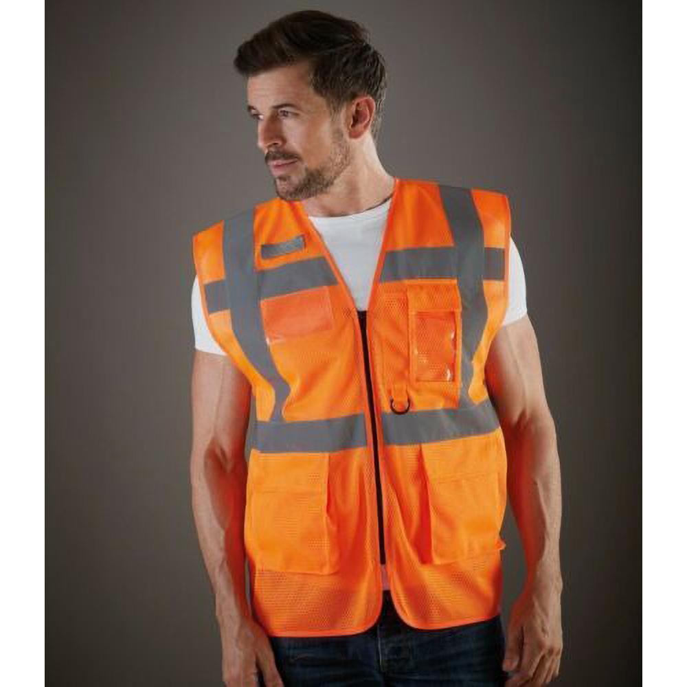 Yoko Mens Hi-Vis Safety Vest