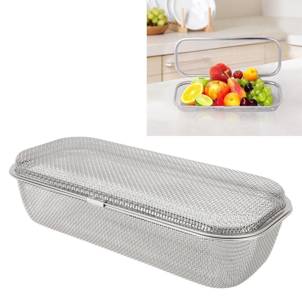 Fine Mesh Chopstick Basket Rectangular Cutlery Holder Dishwasher Basket Restaurant