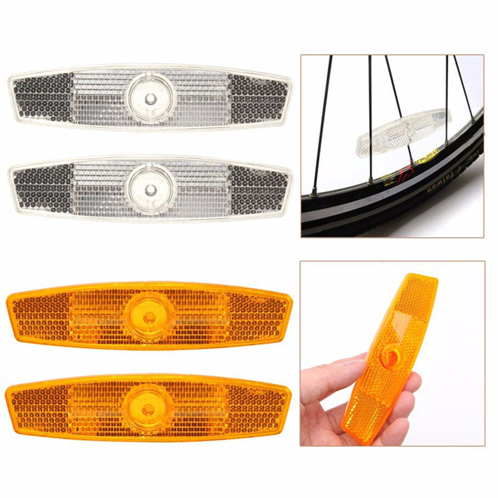 Cool Bike Safety Assurance Wheel Reflective Warning Lights Bicycle Spoke Reflector Mountain Bike