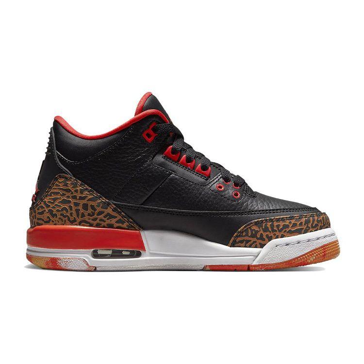 Кроссовки Air Jordan 3 Retro GS Kumquat Kids Black Team-Orange White 441140-088
