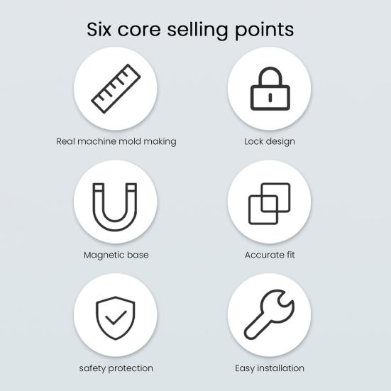 Рамка-кейс для камеры с магнитной быстросъемной базой, противоударный, с закрывающимся замком