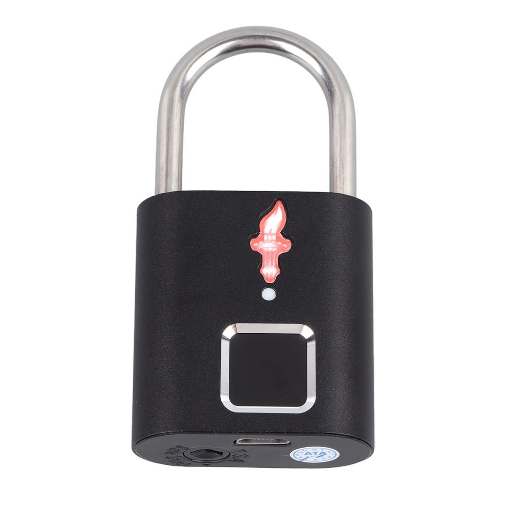Smart Fingerprint Padlock 508DPI 360 Degrees Recognition Sensitive Security Lock for Luggage Travel