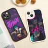For Iphone Anime Arcane Jinx Phone Case for Iphone 14 13 11 12 Pro MAX 13 12 MiNi 7 8 14 Plus X XS XR Lambskin Protective Covers