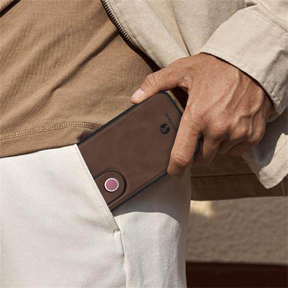 ANNYOJO For Vivo V50 5G Case PU Leather+PC+TPU Anti Drop Phone Back Cover