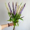 3 шт. Лавандовые Цветы Искусственные Бело-Кремовые Фейковые Лавандовые Цветочные для Дома Тканевые Цветы Композиция Декор Свадебная Вечеринка