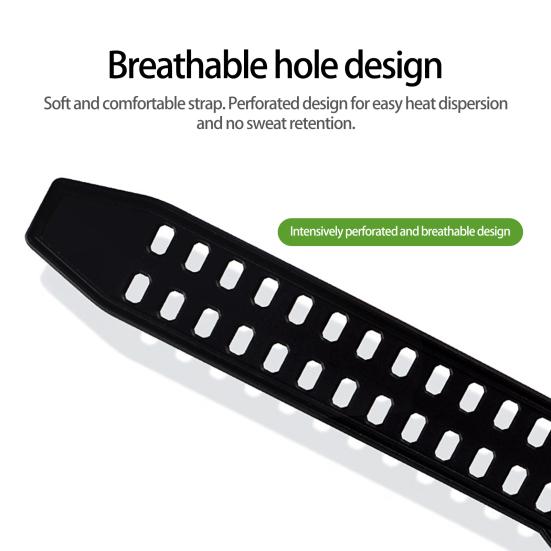 Kids Sport Watch LED Large Screen Breathable Hole Design Adjustable Sweatproof Multifunctional Comfortable To Wear  LED Digital Watch Daily Wear