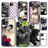 Осенний миниатюрный шнауцер щенок собака Чехол для телефона для iPhone 17 Air 16 16e 15 12 11 13 14 Pro Max Plus Coque