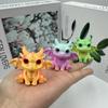 3D Печать Летающий Дракон Фигурки Украшение Многосуставной Подвижный Симуляция Глаз Домашние Аксессуары Детский Подарок Декор Гостиной