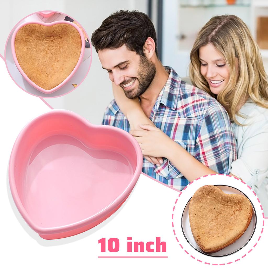 Multi-purpose Cake  Silicone Round Love Heart-shaped Layered Cake Pan
