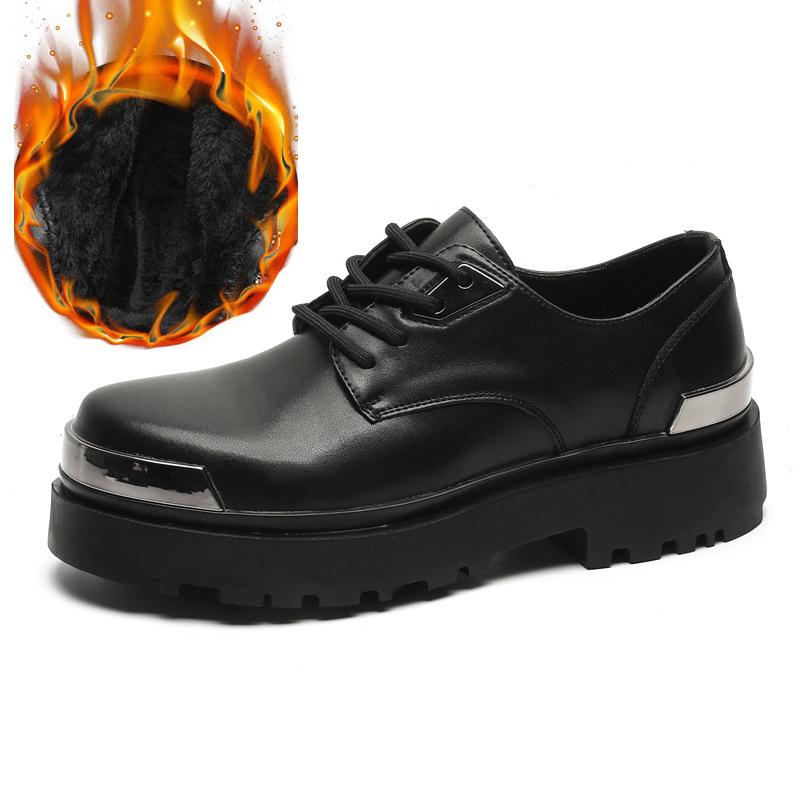 Niche design sense квадратная головка маленькие кожаные туфли женские туфли дерби в британском стиле толстый каблук шнуровка ретро одинарные туфли женские 5776-J