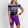 Женский велокостюм Tres Pinas Classic Stripes Велоформа Велосипедная одежда Велосипед Триатлон Верх с коротким рукавом Велосипедные шорты на лямках