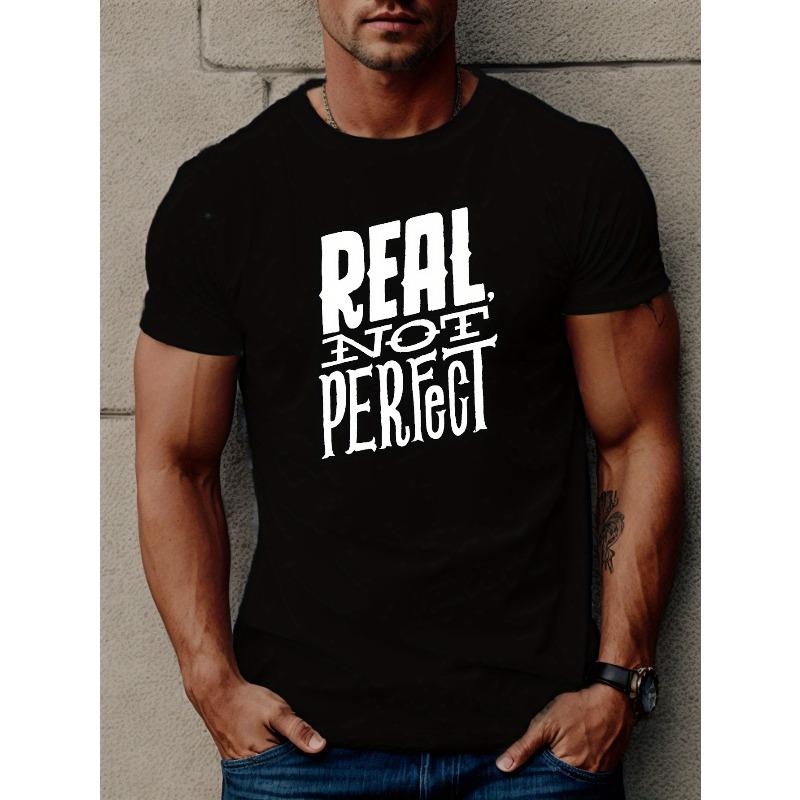 Европейский размер PEAL NOT PERFECL Мужская футболка с коротким рукавом Летняя футболка Топ