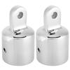 2pcs Stainless Steel Eye End for Boat Bimini Top Connecting Cap Screw  Fitting Hardware 1