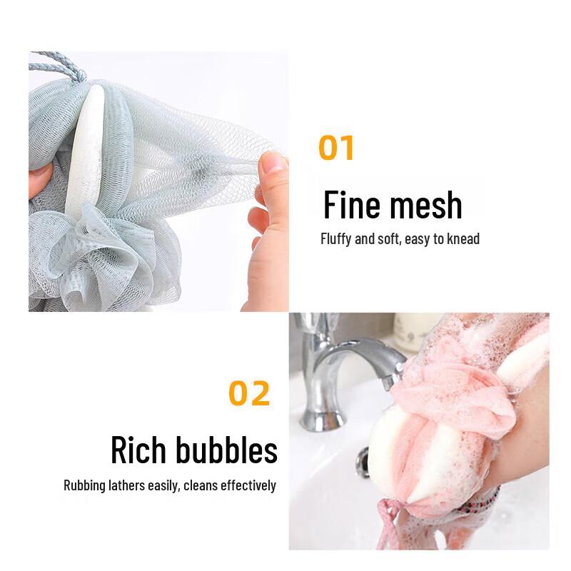 Джиебиши Большая губка для ванны и душа люфа (2-Pack)