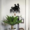 1pc Wall Couple Motorcycle Metal Key Hangers - Decorative Wall Hooks, Easy-to-Install Key Holder for Office & Home Decor