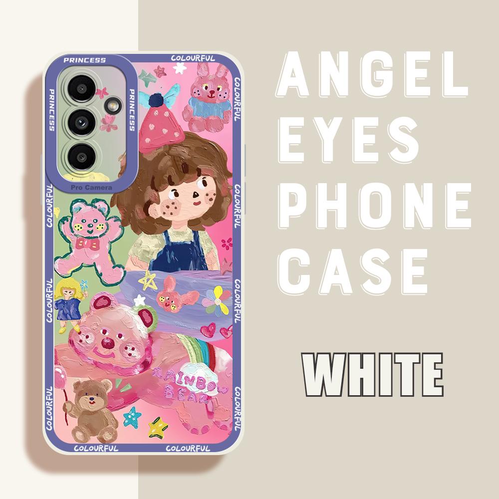 Чехол для телефона Мягкий резиновый корпус из ТПУ для мобильного телефона Полное покрытие Защита камеры Дизайн Противоударный чехол для Samsung