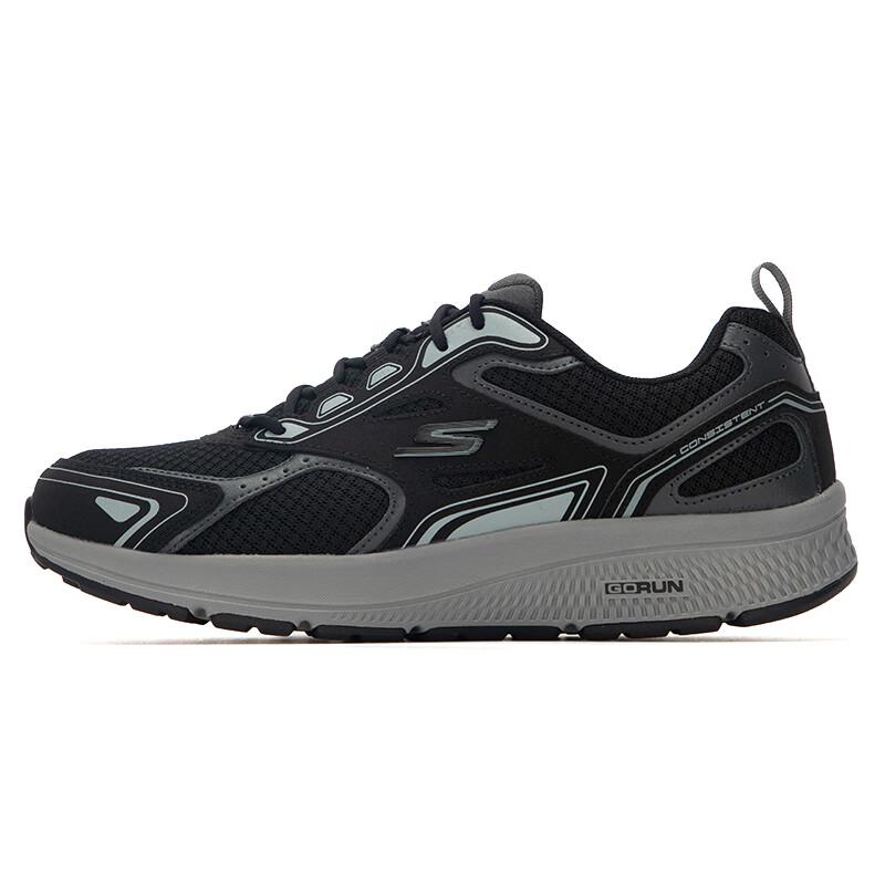 Skechers Мужская дышащая удобная обувь для бега и повседневной носки