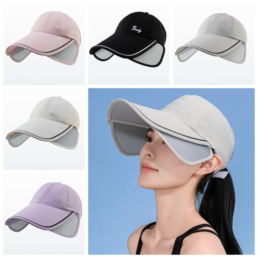 UV Protection Sunscreen Baseball Hat Quick Dry Sunscreen Hat Shade Cap Retractable Sun Hat  Sport