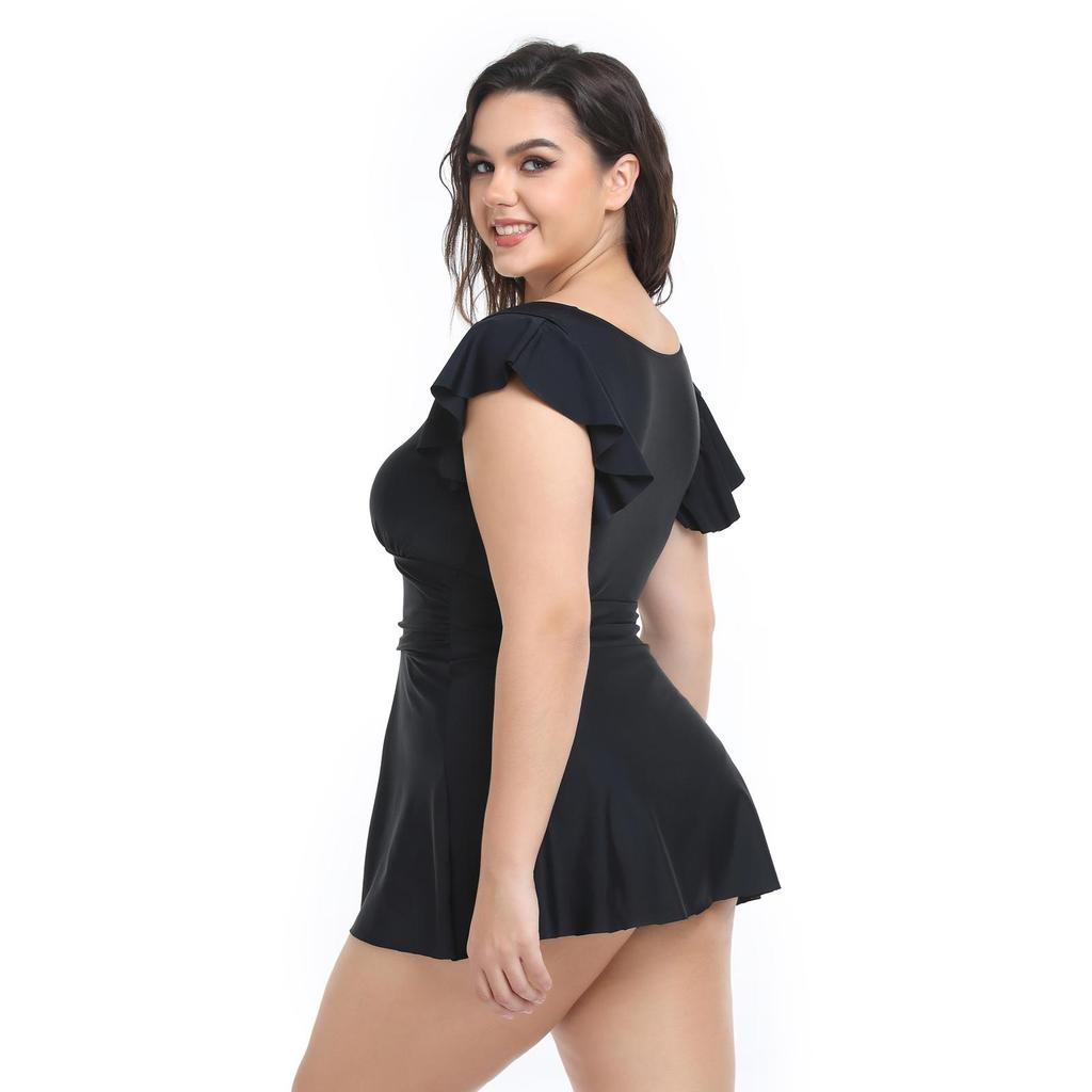 Женский купальник большого размера, новая мода, сексуальные бикини из двух частей, купальники больших размеров, пляжное платье